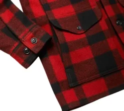 Filson Mackinaw Cruiser takki, Red/Black Plaid