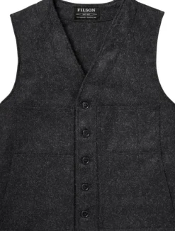 Filson Mackinaw Wool Vest metsästysliivi, tummanharmaa