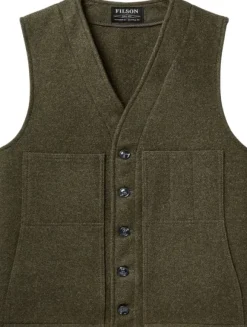Filson Mackinaw Wool Vest metsästysliivi, maastonvihreä