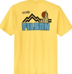 Filson M's S/S Frontier Graphic T-Shirt Aspen Gold / Sun