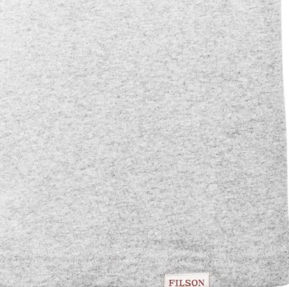 Filson M's S/S Frontier Solid T-Shirt Heather Gray