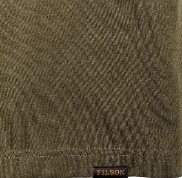 Filson M's S/S Frontier Solid T-Shirt Dark Olive