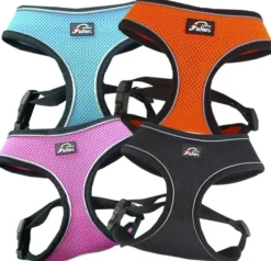 FinNero LIGHT Reflective Harness Pink XS