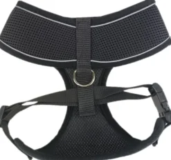 FinNero LIGHT Reflective Harness Black M