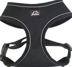 FinNero LIGHT Reflective Harness Black L