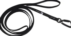 FinNero RESCUE luistamaton talutushihna, 1,5 cm, musta