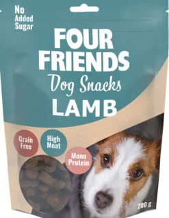 Four Friends Dog Snacks Lamb koiran lammasherkku, 200 g
