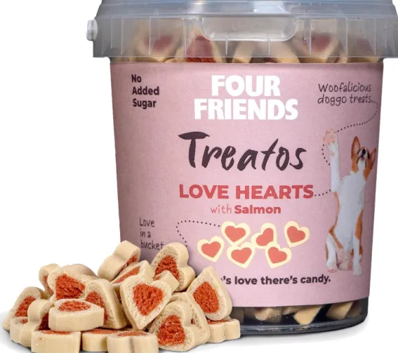 Four Friends Treatos Love Hearts makupalat, 500 g