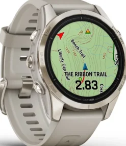 Garmin EPIX PRO (G2) 42mm Sapphire Soft Gold with Light Sand Band