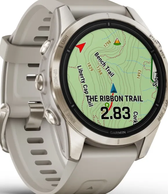 Garmin EPIX PRO (G2) 42mm Sapphire Soft Gold with Light Sand Band