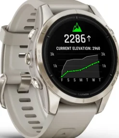 Garmin EPIX PRO (G2) 42mm Sapphire Soft Gold with Light Sand Band