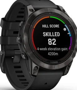 Garmin Fenix 7 Pro Sapphire Solar Carbon Grey DLC Titanium with Black Band