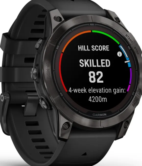 Garmin Fenix 7 Pro Sapphire Solar Carbon Grey DLC Titanium with Black Band
