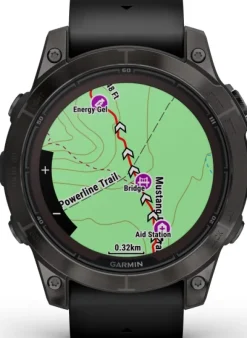 Garmin Fenix 7 Pro Sapphire Solar Carbon Grey DLC Titanium with Black Band