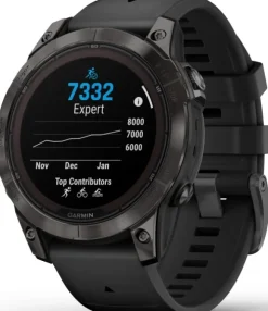 Garmin Fenix 7 Pro Sapphire Solar Carbon Grey DLC Titanium with Black Band