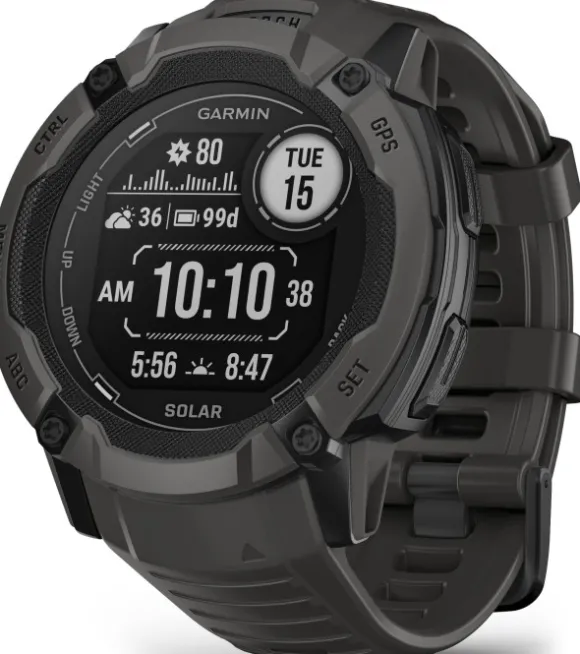 Garmin Instinct 2X Solar älykello, tummanharmaa