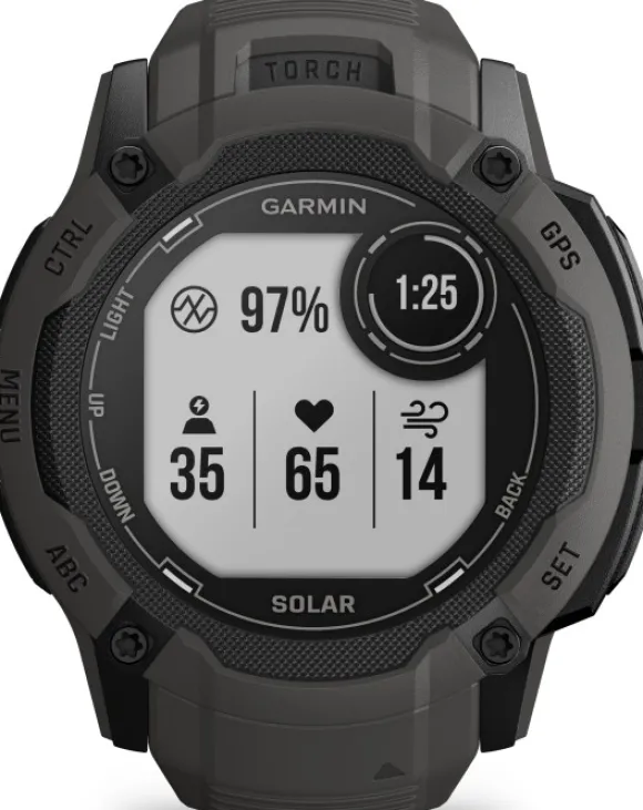 Garmin Instinct 2X Solar älykello, tummanharmaa