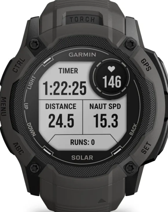 Garmin Instinct 2X Solar älykello, tummanharmaa