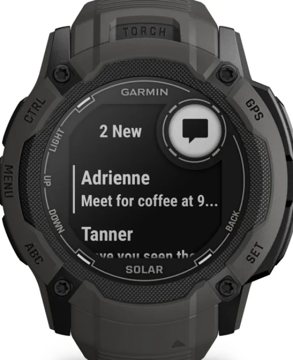 Garmin Instinct 2X Solar älykello, tummanharmaa