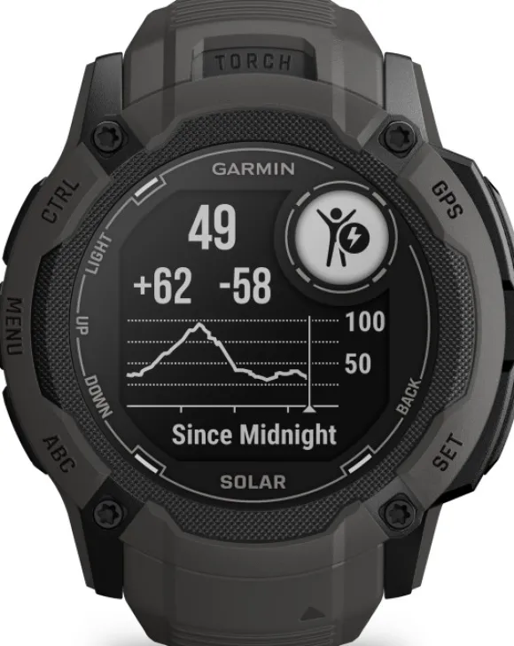 Garmin Instinct 2X Solar älykello, tummanharmaa
