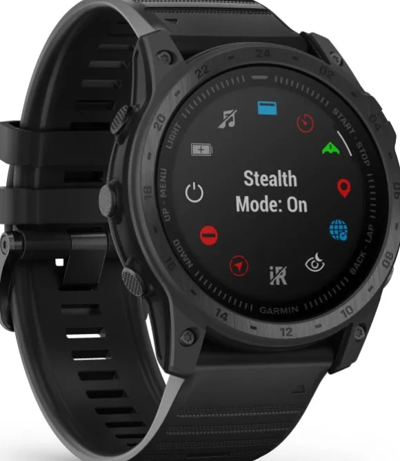 Garmin Tactix 7 -älykello, tummanharmaa (musta silikoniranneke)