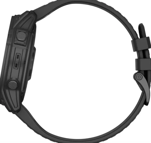Garmin Tactix 7 -älykello, tummanharmaa (musta silikoniranneke)