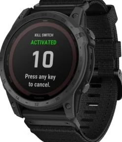 Garmin Tactix 7 Pro Ballistics Solar -älykello, tummanharmaa (musta nailonhihna)