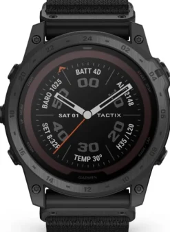 Garmin Tactix 7 Pro Solar -älykello, tummanharmaa (musta nailonhihna)