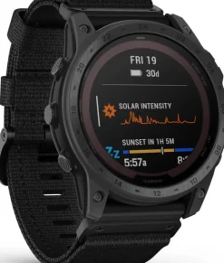 Garmin Tactix 7 Pro Solar -älykello, tummanharmaa (musta nailonhihna)
