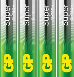 GP Super Alkaline AAA-batteri, 24A/LR03, 4-pack