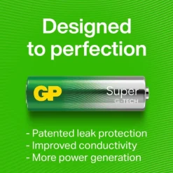 GP Super Alkaline AAA-batteri, 24A/LR03, 4-pack