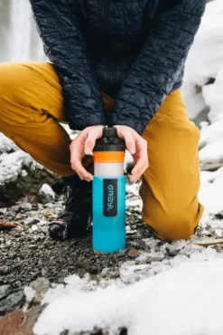 Grayl GeoPress Purifier Bottle vedensuodatin, Bali Blue