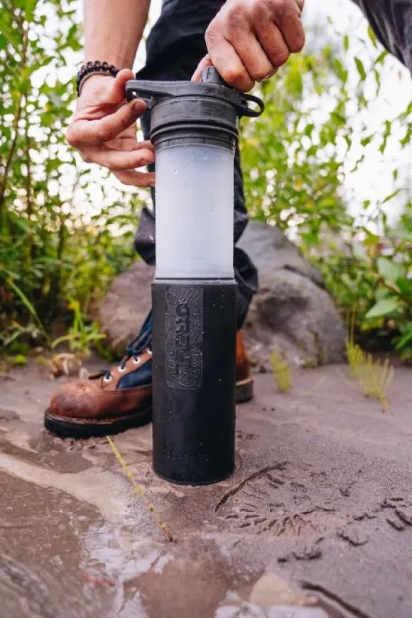 Grayl GeoPress Purifier Bottle vedensuodatin, musta