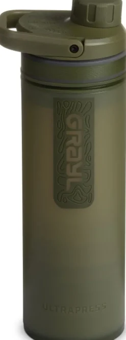 Grayl UltraPress Purifier Bottle vedensuodatin, Olive Drab