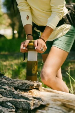 Grayl UltraPress Purifier Bottle vedensuodatin, Coyote Brown