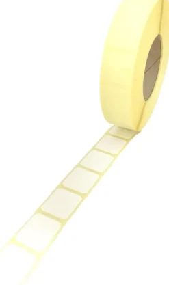 Grey Oak itseliimautuvat tarrat, 17x17mm, valkoinen