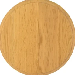 Grey Oak -villisika- tai majavatrofeen taustalevy, 18 cm, vaalea tammi