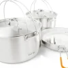 GSI Glacier Stainless Troop Cookset retkikeittiösetti