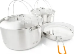 GSI Glacier Stainless Troop Cookset retkikeittiösetti