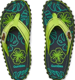 Gumbies Islander Lime Hibiscus Unisex