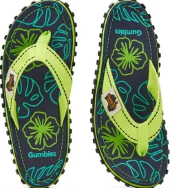 Gumbies Islander Lime Hibiscus Unisex
