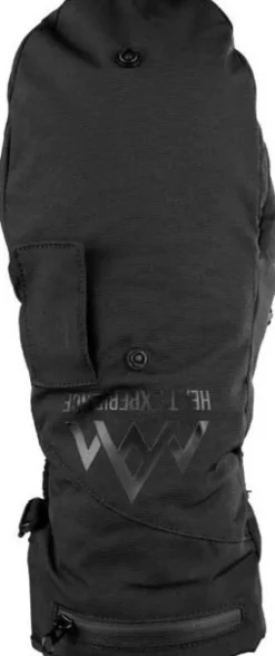 Heat Experience Heated Everyday Pullover Mittens Unisex lämpökintaat, musta