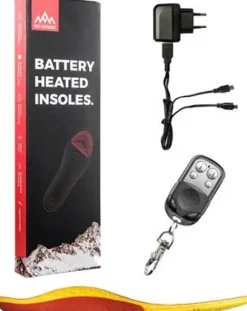 Heat Experience Heated Insoles lämmitettävät pohjalliset, punainen