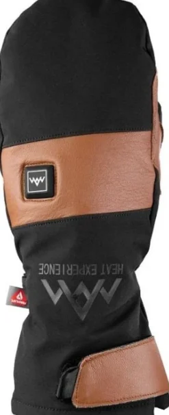 Heat Experience Heated Outdoor Mittens Unisex lämpökintaat, musta