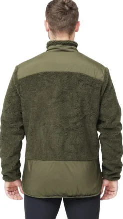 Heat Experience Heated Pile Fleece lämpötakki, Olive Green
