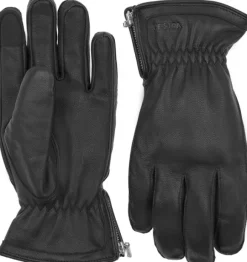 Hestra Alva naisten nahkakäsineet, musta