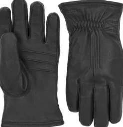 Hestra Alvar nahkahanskat, musta