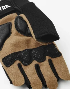 Hestra Bike Guard Short pyöräilykäsineet, musta/ruskea