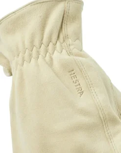 Hestra Chamois Work Glove nahkakäsine, luonnonvaalea
