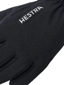 Hestra CZone Pluto Jr 5 finger lasten hanskat, musta